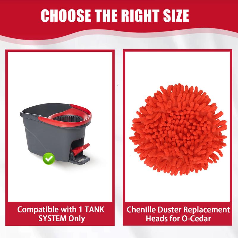 Chenille Duster Replacement Heads