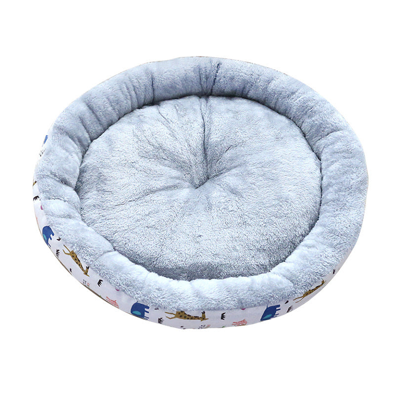 Round cat bed and dog bed