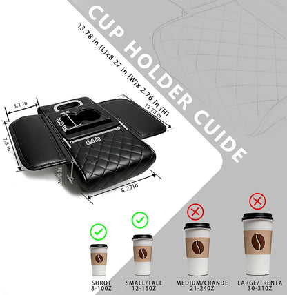 🔥High-quality leather Multifunctional Car Armrest Cushion