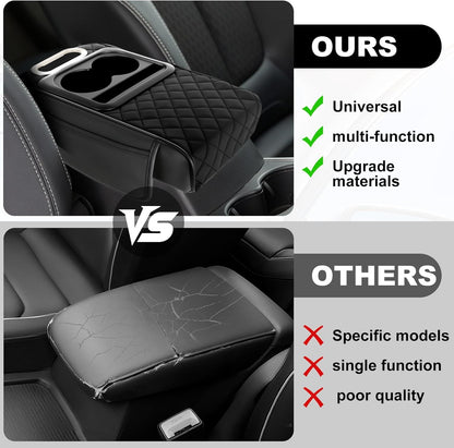 🔥High-quality leather Multifunctional Car Armrest Cushion
