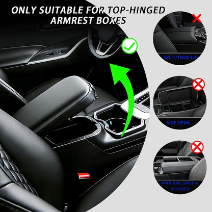 🔥High-quality leather Multifunctional Car Armrest Cushion