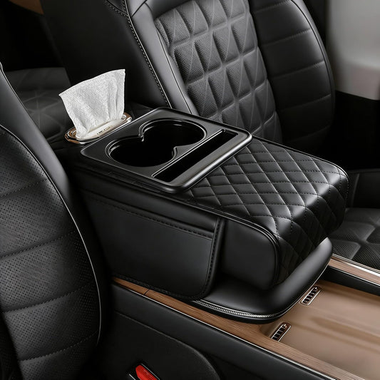 🔥High-quality leather Multifunctional Car Armrest Cushion