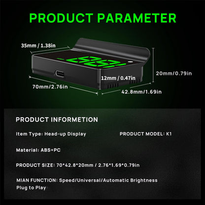 ✨Hot Sale 40% OFF🚘Head up Display Car GPS Digital Speedometer