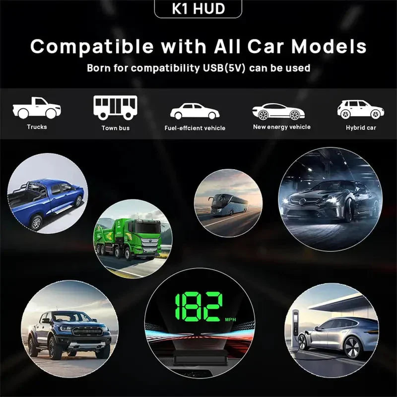 ✨Hot Sale 40% OFF🚘Head up Display Car GPS Digital Speedometer