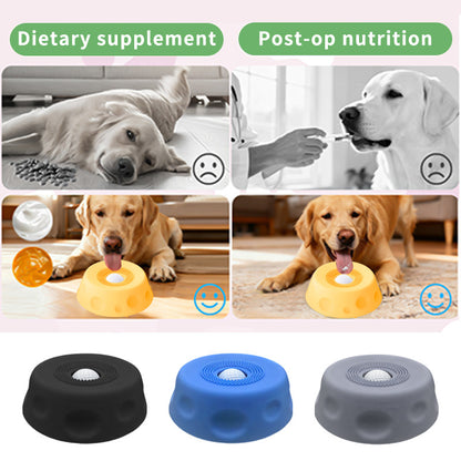 Pet lick bowl