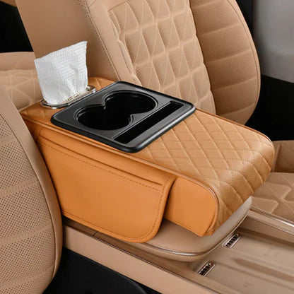 🔥High-quality leather Multifunctional Car Armrest Cushion