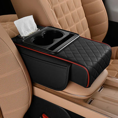 🔥High-quality leather Multifunctional Car Armrest Cushion